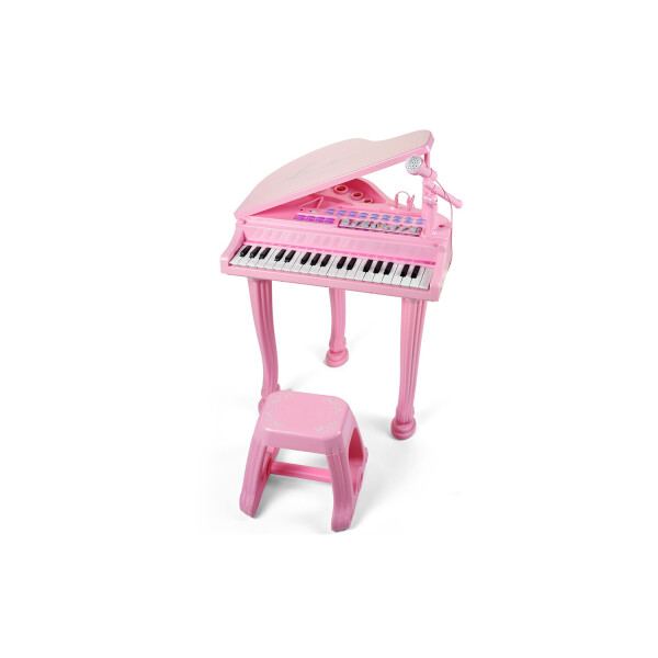 Детское пианино синтезатор Baoli "Маленький музикант" с микрофоном и стульчиком 37 клавиш (розовый) 
Детское пианино синтезатор Baoli "Маленький музикант" с микрофоном и стульчиком 37 клавиш (розовый)