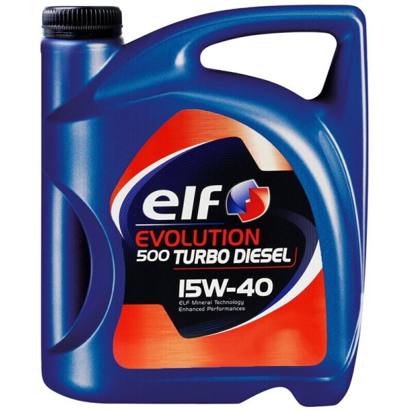 ELF Evolution 500 Turbo Diesel 15W-40 Моторное масло, 4 л 
ELF Evolution 500 Turbo Diesel 15W-40 Моторное масло, 4 л