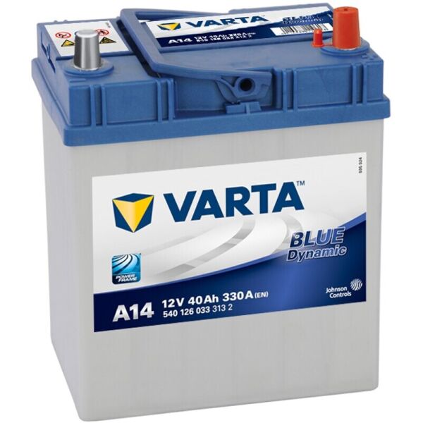 Автомобильный аккумулятор Varta Blue Dynamic A14 40 A-h 330 A Asia тонкие клеммы, (540126033)
Автомобильный аккумулятор Varta Blue Dynamic A14 40 A-h 330 A Asia тонкие клеммы, (540126033)