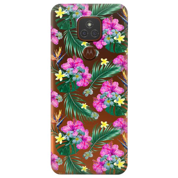 Прозрачный силиконовый чехол iSwag для Motorola Moto G9 Play с рисунком - Тропические цветы (KS6579)
Прозрачный силиконовый чехол iSwag для Motorola Moto G9 Play с рисунком - Тропические цветы (KS6579)