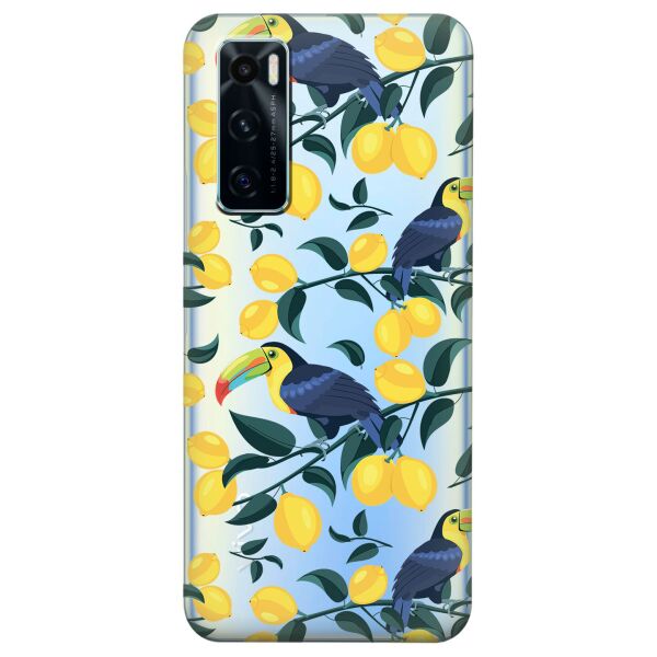 Прозрачный силиконовый чехол iSwag для Vivo V20 SE с рисунком - Туканы и лимоны (KS8410)
Прозрачный силиконовый чехол iSwag для Vivo V20 SE с рисунком - Туканы и лимоны (KS8410)