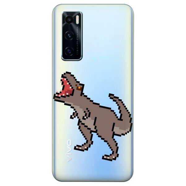 Прозрачный силиконовый чехол iSwag для Vivo V20 SE с рисунком - Пиксельный динозавр (KS8425)
Прозрачный силиконовый чехол iSwag для Vivo V20 SE с рисунком - Пиксельный динозавр (KS8425)