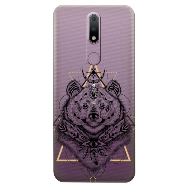 Прозрачный силиконовый чехол iSwag для Nokia 2.4 с рисунком - Медведь индеец (KS8284)
Прозрачный силиконовый чехол iSwag для Nokia 2.4 с рисунком - Медведь индеец (KS8284)