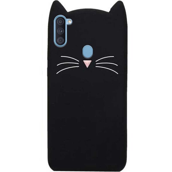 Противоударный Защитный Силиконовый Чехол - Накладка Epik 3D Cat для Samsung Galaxy A11 с Кошачьими Ушками / Матовый / Черный
Противоударный Защитный Силиконовый Чехол - Накладка Epik 3D Cat для Samsung Galaxy A11 с Кошачьими Ушками / Матовый / Черный