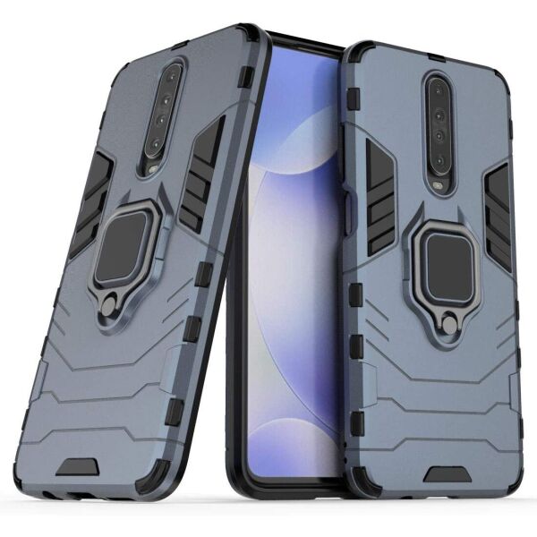 Чехол Ring Armor для Pocophone X2 / Redmi K30 Blue 
Чехол Ring Armor для Pocophone X2 / Redmi K30 Blue