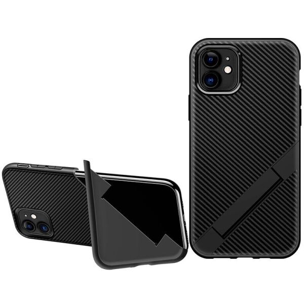 Противоударный Защитный Термополиуретановый Чехол - Накладка Epik Magic Folding series для Apple iPhone 11 (6.1'') с Функцией Подставки / Ребристый / Черный
Противоударный Защитный Термополиуретановый Чехол - Накладка Epik Magic Folding series для Apple iPhone 11 (6.1'') с Функцией Подставки / Ребристый / Черный