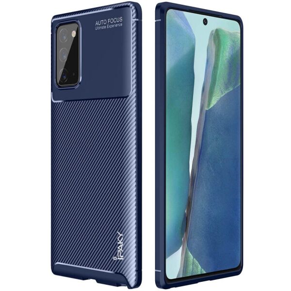 Противоударный Защитный Термополиуретановый Чехол - Накладка iPaky Kaisy Series для Samsung Galaxy Note 20 с Карбоновым Эффектом / Ультратонкий / + Высокие Бортики / Синий
Противоударный Защитный Термополиуретановый Чехол - Накладка iPaky Kaisy Series для Samsung Galaxy Note 20 с Карбоновым Эффектом / Ультратонкий / + Высокие Бортики / Синий