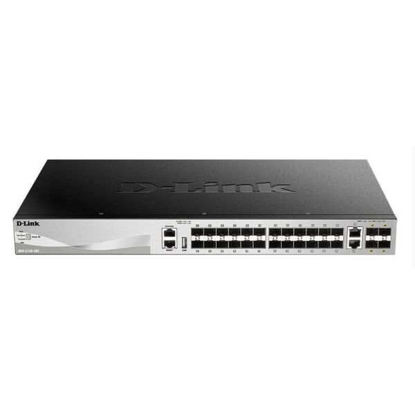 Коммутатор D-Link DGS-3130-30S 24xSFP, 4x1GE/SFP, 2x10GE, 4xSFP+ 10G, L3, Стекируемый (DGS-3130-30S)
Коммутатор D-Link DGS-3130-30S 24xSFP, 4x1GE/SFP, 2x10GE, 4xSFP+ 10G, L3, Стекируемый (DGS-3130-30S)