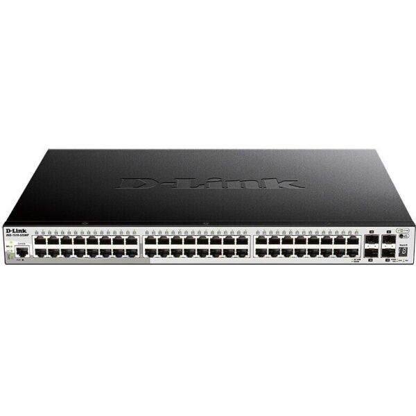 Коммутатор D-Link DGS-1510-52XMP 48x1GE с РоЕ, 4xSFP+, L2+ SmartPro (DGS-1510-52XMP)
Коммутатор D-Link DGS-1510-52XMP 48x1GE с РоЕ, 4xSFP+, L2+ SmartPro (DGS-1510-52XMP)