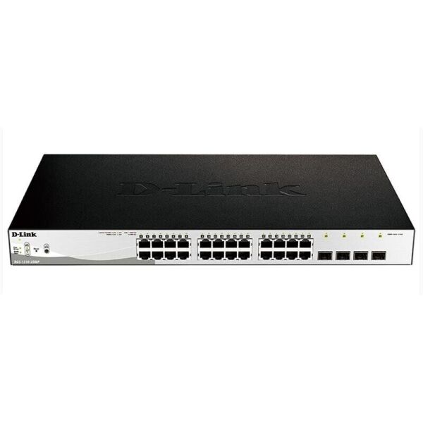 Коммутатор D-Link DGS-1210-28MP 24x1GE PoE, 4xSFP/1G Combo, PoE-бюджет 370W, WebSmart (DGS-1210-28MP)
Коммутатор D-Link DGS-1210-28MP 24x1GE PoE, 4xSFP/1G Combo, PoE-бюджет 370W, WebSmart (DGS-1210-28MP)