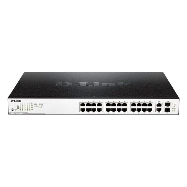 Коммутатор D-Link DGS-1100-26MPP 24x1GE w/PoE, 21-24порт UPoE (70Вт/порт), PoE 518Вт, EasySmart (DGS-1100-26MPP)
Коммутатор D-Link DGS-1100-26MPP 24x1GE w/PoE, 21-24порт UPoE (70Вт/порт), PoE 518Вт, EasySmart (DGS-1100-26MPP)