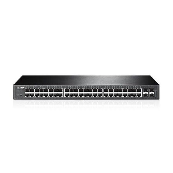 Коммутатор TP-LINK T1600G-52TS (TL-SG2452) 48x1GE, 4x1GE/SFP, JetStream (T1600G-52TS)
Коммутатор TP-LINK T1600G-52TS (TL-SG2452) 48x1GE, 4x1GE/SFP, JetStream (T1600G-52TS)