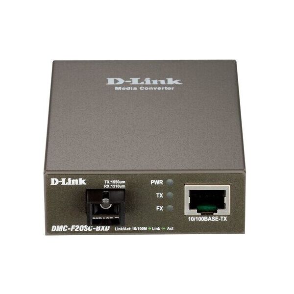 Медиаконвертер D-Link DMC-F20SC-BXD 1x100BaseTX- 100BaseFX, WDM (Tx1550, Rx1310), SM 20km, SC (DMC-F20SC-BXD)
Медиаконвертер D-Link DMC-F20SC-BXD 1x100BaseTX- 100BaseFX, WDM (Tx1550, Rx1310), SM 20km, SC (DMC-F20SC-BXD)
