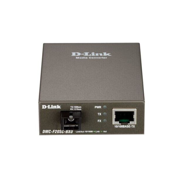 Медиаконвертер D-Link DMC-F20SC-BXU 1x100BaseTX- 100BaseFX, WDM (Tx1310, Rx1550), SM 20km, SC (DMC-F20SC-BXU)
Медиаконвертер D-Link DMC-F20SC-BXU 1x100BaseTX- 100BaseFX, WDM (Tx1310, Rx1550), SM 20km, SC (DMC-F20SC-BXU)