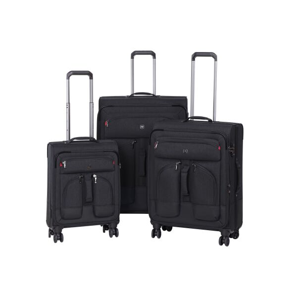 Набор тканевых чемоданов, Wenger Deputy Set (20''/24''/29''), 4 колеса, чёрный (604366)
Набор тканевых чемоданов, Wenger Deputy Set (20''/24''/29''), 4 колеса, чёрный (604366)
