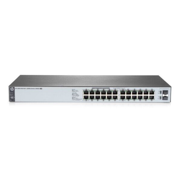 Коммутатор HPE 1820-24G-PoE+ Smart Switch, 12xGE, 12xGE PoE+, 2xGE-SFP ports, 185W, L2, LT Warranty (J9983A)
Коммутатор HPE 1820-24G-PoE+ Smart Switch, 12xGE, 12xGE PoE+, 2xGE-SFP ports, 185W, L2, LT Warranty (J9983A)