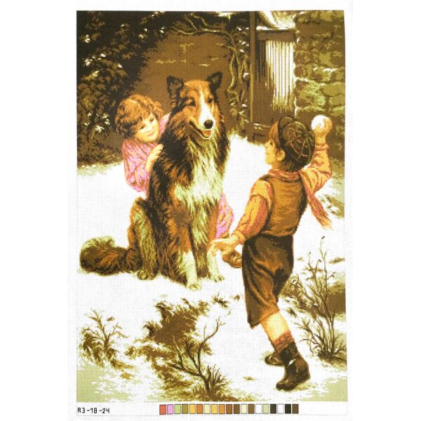 Схема SHB для вышивания крестиком А3 (на канве) А3-18-24
Схема SHB для вышивания крестиком А3 (на канве) А3-18-24