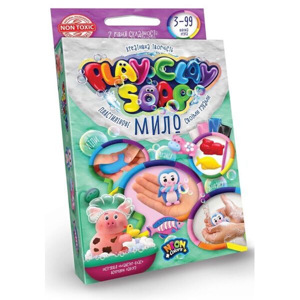 Набір креативної творчості із пластиліну Пластилінове мило PLAY CLAY SOAP малий (2000902563014)
Набір креативної творчості із пластиліну Пластилінове мило PLAY CLAY SOAP малий (2000902563014)