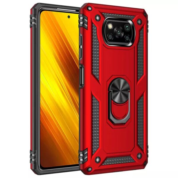 Ударопрочный чехол Serge Ring магнитный держатель для Xiaomi Poco X3 NFC (Красный) (1101350)
Ударопрочный чехол Serge Ring магнитный держатель для Xiaomi Poco X3 NFC (Красный) (1101350)