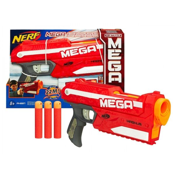 Игрушечный пистолет мега бластер Hasbro A4887 Магнус Magnus Blaster Mega Nerf для мальчиков с мягкими пулями
Игрушечный пистолет мега бластер Hasbro A4887 Магнус Magnus Blaster Mega Nerf для мальчиков с мягкими пулями