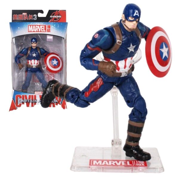 Игровая фигурка супергерой Marvel Капитан Америка с держателем Мстители Cap Аmerica Avengers детская игрушка
Игровая фигурка супергерой Marvel Капитан Америка с держателем Мстители Cap Аmerica Avengers детская игрушка