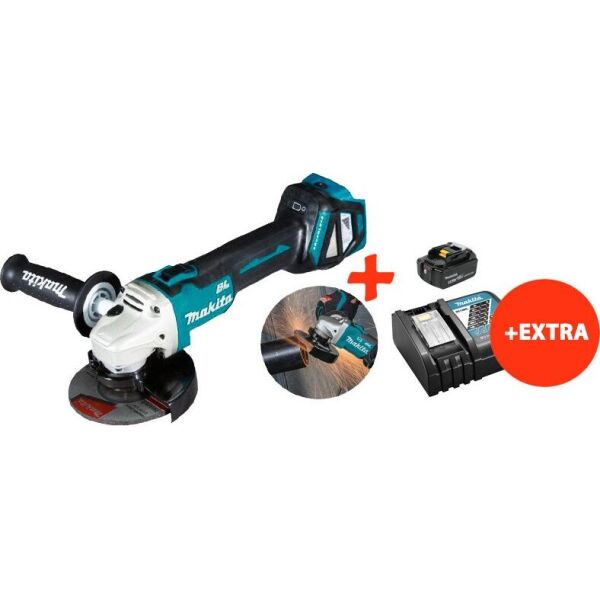 Аккумуляторная бесщеточная болгарка Makita DGA511Z+акк.18V 5 Ah+быстрозарядное ЗУ (DGA511RT)
Аккумуляторная бесщеточная болгарка Makita DGA511Z+акк.18V 5 Ah+быстрозарядное ЗУ (DGA511RT)