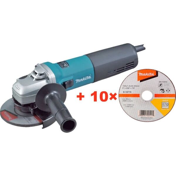 Угловая шлифовальная машина Makita 9565CVR + отрезной диск по нержавейке 10 шт (9565CVR-D18770(10))
Угловая шлифовальная машина Makita 9565CVR + отрезной диск по нержавейке 10 шт (9565CVR-D18770(10))