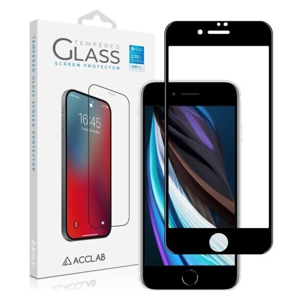 Защитное стекло ACCLAB Full Glue для Apple iPhone SE 2 (2020)/iPhone 7/iPhone 8 - Black
Защитное стекло ACCLAB Full Glue для Apple iPhone SE 2 (2020)/iPhone 7/iPhone 8 - Black