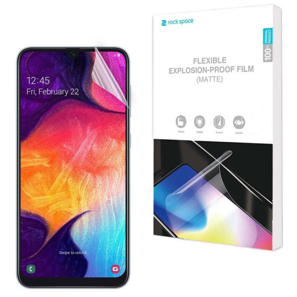 Антибликовая пленка на экран RockSpace Explosion-Proof Matte для Samsung Galaxy A50 (A505)/A30 (A305)/A30s (A307)
Антибликовая пленка на экран RockSpace Explosion-Proof Matte для Samsung Galaxy A50 (A505)/A30 (A305)/A30s (A307)