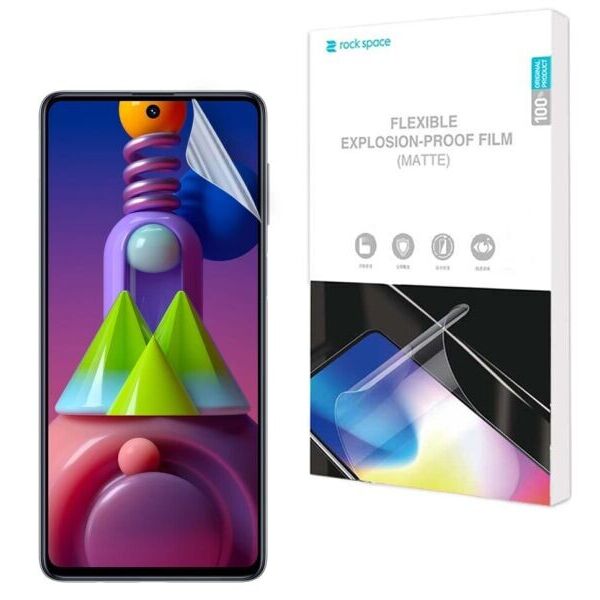 Антибликовая пленка на экран RockSpace Explosion-Proof Matte для Samsung Galaxy M51 (M515) - Matte
Антибликовая пленка на экран RockSpace Explosion-Proof Matte для Samsung Galaxy M51 (M515) - Matte