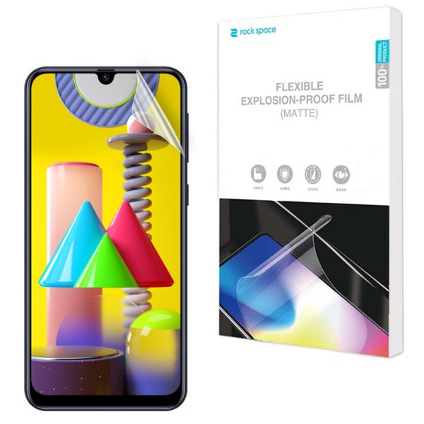 Антибликовая пленка на экран RockSpace Explosion-Proof Matte для Samsung Galaxy M31 (M315)
Антибликовая пленка на экран RockSpace Explosion-Proof Matte для Samsung Galaxy M31 (M315)