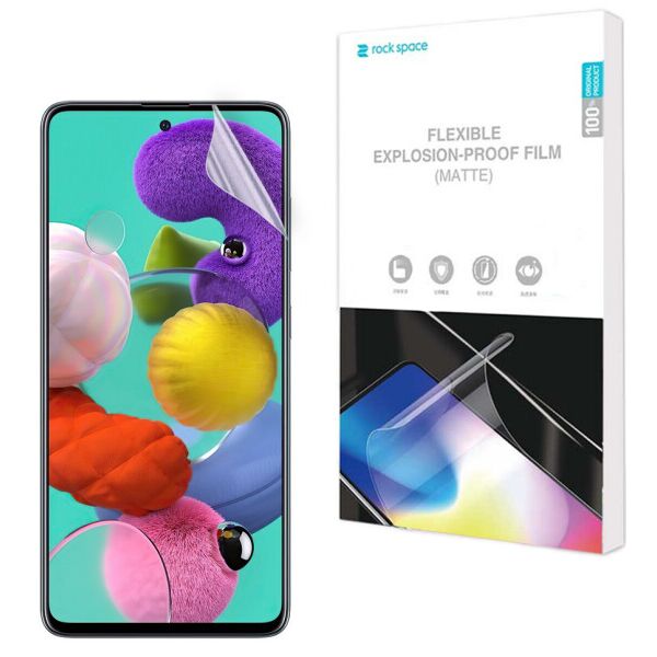 Антибликовая пленка на экран RockSpace Explosion-Proof Matte для Samsung Galaxy A51 (А515)
Антибликовая пленка на экран RockSpace Explosion-Proof Matte для Samsung Galaxy A51 (А515)