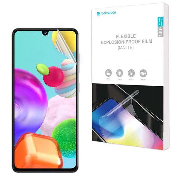 Антибликовая пленка на экран RockSpace Explosion-Proof Matte для Samsung Galaxy A41 (A415)
Антибликовая пленка на экран RockSpace Explosion-Proof Matte для Samsung Galaxy A41 (A415)