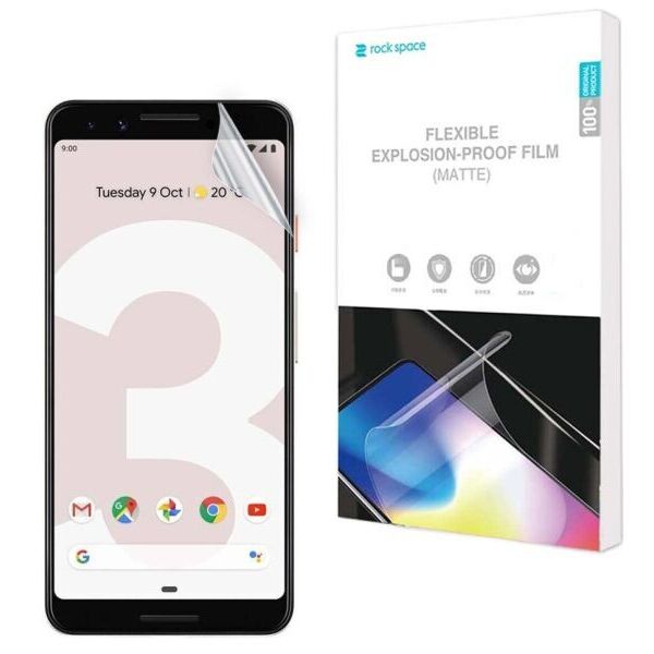 Антибликовая пленка на экран RockSpace Explosion-Proof Matte для Google Pixel 3
Антибликовая пленка на экран RockSpace Explosion-Proof Matte для Google Pixel 3