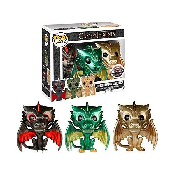 Набор фигурок Metallic Dragon Funko Pop Фанко Поп Игра Престолов Game of Thrones Dragon 3-pack
Набор фигурок Metallic Dragon Funko Pop Фанко Поп Игра Престолов Game of Thrones Dragon 3-pack