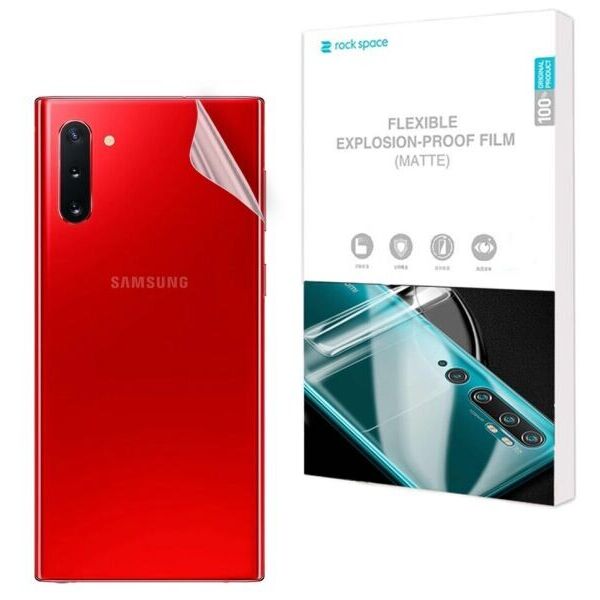 Антибликовая пленка на заднюю панель RockSpace Explosion-Proof Matte для Samsung Galaxy Note 10 (N970)
Антибликовая пленка на заднюю панель RockSpace Explosion-Proof Matte для Samsung Galaxy Note 10 (N970)