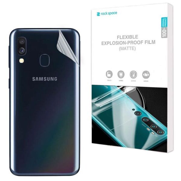 Антибликовая пленка на заднюю панель RockSpace Explosion-Proof Matte для Samsung Galaxy A40 (А405)
Антибликовая пленка на заднюю панель RockSpace Explosion-Proof Matte для Samsung Galaxy A40 (А405)