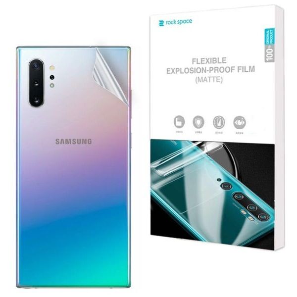 Антибликовая пленка на заднюю панель RockSpace Explosion-Proof Matte для Samsung Galaxy Note 10 Plus (N975)
Антибликовая пленка на заднюю панель RockSpace Explosion-Proof Matte для Samsung Galaxy Note 10 Plus (N975)