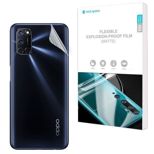 Антибликовая пленка на заднюю панель RockSpace Explosion-Proof Matte для OPPO A52/A72/A92
Антибликовая пленка на заднюю панель RockSpace Explosion-Proof Matte для OPPO A52/A72/A92