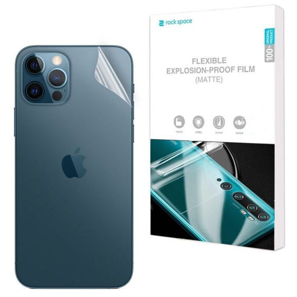 Антибликовая пленка на заднюю панель RockSpace Explosion-Proof Matte для Apple iPhone 12 Pro Max
Антибликовая пленка на заднюю панель RockSpace Explosion-Proof Matte для Apple iPhone 12 Pro Max