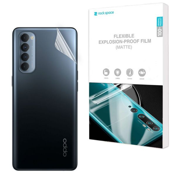 Антибликовая пленка на заднюю панель RockSpace Explosion-Proof Matte для OPPO Reno 4 Pro
Антибликовая пленка на заднюю панель RockSpace Explosion-Proof Matte для OPPO Reno 4 Pro