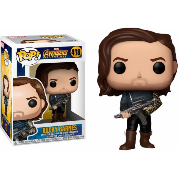 Фигурка Funko Pop Фанко Поп Мстители Война бесконечности Баки Барнс Avengers Bucky 10 см Marvel A BB 418
Фигурка Funko Pop Фанко Поп Мстители Война бесконечности Баки Барнс Avengers Bucky 10 см Marvel A BB 418