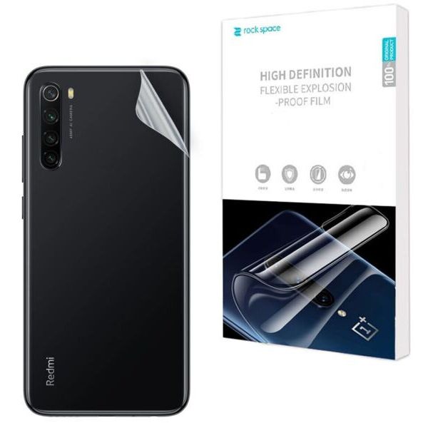 Защитная пленка на заднюю панель RockSpace Explosion-Proof SuperClear для Xiaomi Redmi Note 8
Защитная пленка на заднюю панель RockSpace Explosion-Proof SuperClear для Xiaomi Redmi Note 8