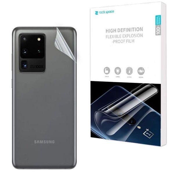 Защитная пленка на заднюю панель RockSpace Explosion-Proof SuperClear для Samsung Galaxy S20 Ultra (G988)
Защитная пленка на заднюю панель RockSpace Explosion-Proof SuperClear для Samsung Galaxy S20 Ultra (G988)