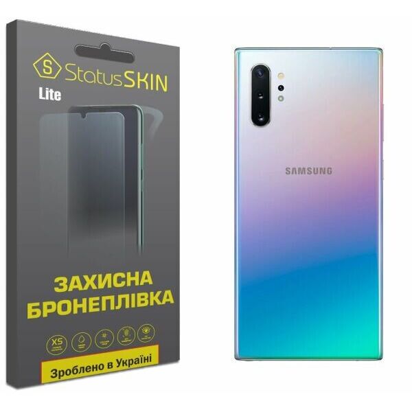 Защитная пленка StatusSKIN Lite на заднюю панель для Samsung Galaxy Note 10+ (N975)
Защитная пленка StatusSKIN Lite на заднюю панель для Samsung Galaxy Note 10+ (N975)