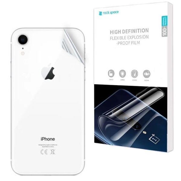 Защитная пленка на заднюю панель RockSpace Explosion-Proof SuperClear для Apple iPhone XR
Защитная пленка на заднюю панель RockSpace Explosion-Proof SuperClear для Apple iPhone XR