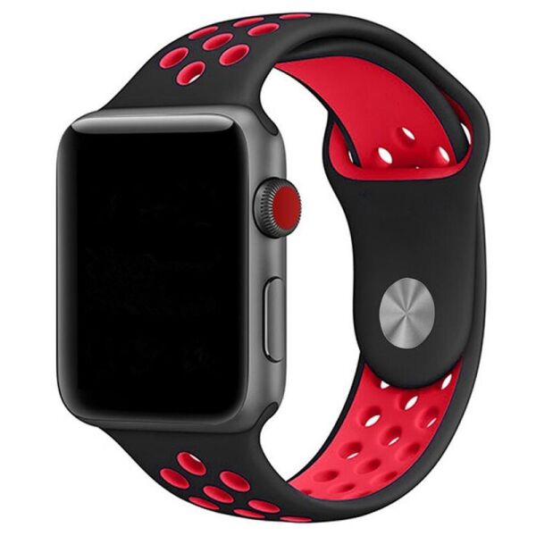 Силиконовый ремешок Epik Sport Nike+ для Apple watch 38mm/40mm Спортивный/Матовый/Black/Red
Силиконовый ремешок Epik Sport Nike+ для Apple watch 38mm/40mm Спортивный/Матовый/Black/Red