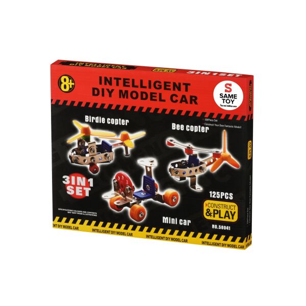 Конструктор металлический Same Toy Inteligent DIY Model Car 3в1 125 эл. 58041Ut (58041Ut)
Конструктор металлический Same Toy Inteligent DIY Model Car 3в1 125 эл. 58041Ut (58041Ut)