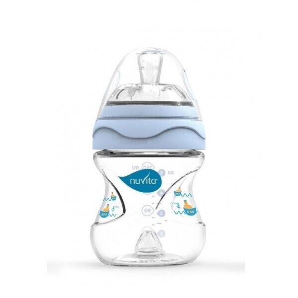 Бутылочка для кормления Nuvita Mimic 150 мл 0м+ Антиколиковая, голубая NV6010Blue (NV6010Blue)
Бутылочка для кормления Nuvita Mimic 150 мл 0м+ Антиколиковая, голубая NV6010Blue (NV6010Blue)