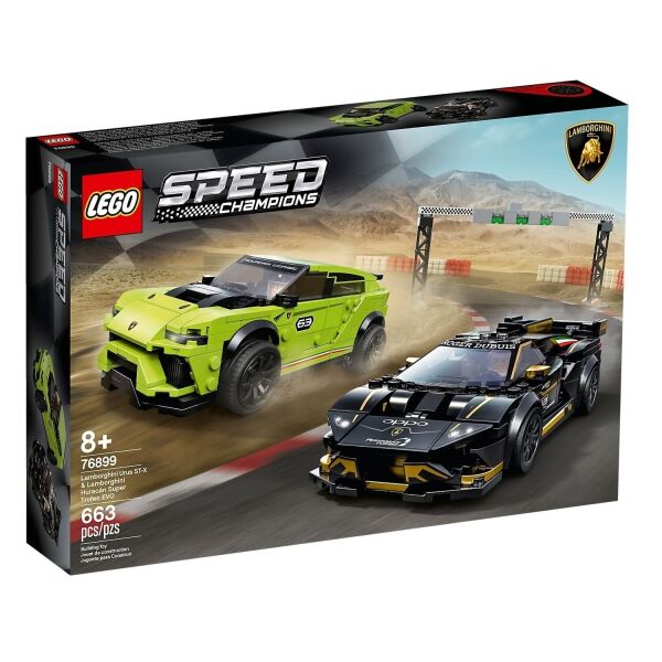 LEGO Конструктор Speed Champions Lamborghini Urus ST-X & Lamborghini Huracan Super Trofeo EVO 76899
LEGO Конструктор Speed Champions Lamborghini Urus ST-X & Lamborghini Huracan Super Trofeo EVO 76899